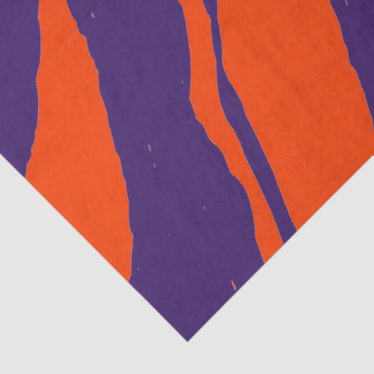 MVB Tiger Stripes Design- Orange & Purple 薄葉紙 (詳細)