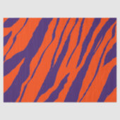 MVB Tiger Stripes Design- Orange & Purple 薄葉紙 (正面)