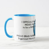 MVD及びTrigeminal神経痛の認識度のマグ マグカップ (左)