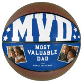 MVD最も価値のあるパパ2枚の写真 バスケットボール (正面)