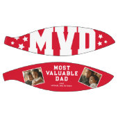 MVD最も貴重なパパ2枚フォトレッド バスケットボール (パネル)