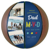 MVD – 最も貴重なパパカスタム3写真記念 バスケットボール (縦)