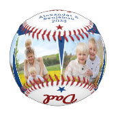 MVD – 最も貴重なパパ-カスタム2写真 野球ボール (正面)