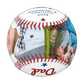 MVD – 最も貴重なパパ-カスタム2写真 野球ボール (正面)