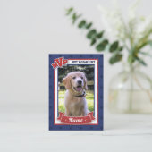 MVPカスタムペットトレーディングカードおもしろいドッグトレーディングカード コーリングカード (スタンド正面)