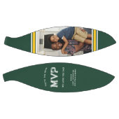 MVPパパ |グリーン&金ゴールド父の日 バスケットボール (パネル)