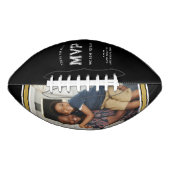 MVPパパ |ブラック&金ゴールド父の日 アメリカンフットボール (正面)