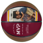 MVPパパ | Burgundy Father's Day バスケットボール (正面)