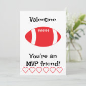 MVPフットボールキッズ クリスマス ホリデー カード (スタンド正面)