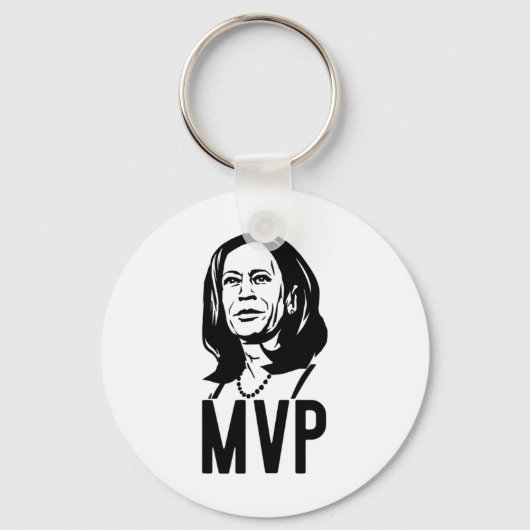 Mvpマダメ副社長Kamala Harris氏の選挙M キーホルダー (正面)