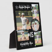 MVP シーズン終了 野球選手フォトコラージュ フォトプラーク (側面)