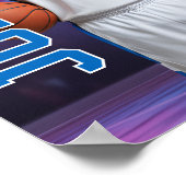 MVP プレーヤー ポートレート シニア バスケットボール フォト スポーツ ポスター (角)