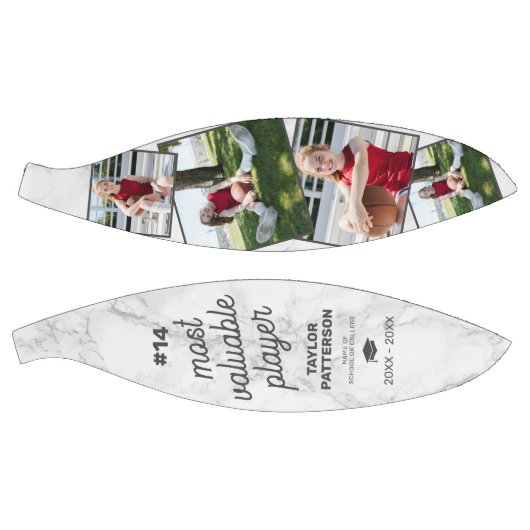 MVP マーブル フォト コラージュ 記念品 バスケットボール (パネル)