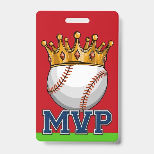 MVP 野球ラニヤードバッジ バッジ (正面)