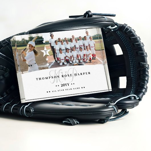 MVP Baseball Player Sports Photo Collage Keepsake フォトブロック