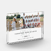 MVP Baseball Player Sports Photo Collage Keepsake フォトブロック (左)