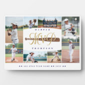 MVP Baseball Player Sports Photo Collage Keepsake フォトプラーク (正面)