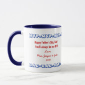 MVP DAD personalized Father's Day mug マグカップ (左)