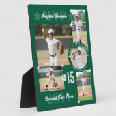 MVP End of Season Baseball Player Photo Collage フォトプラーク (側面)