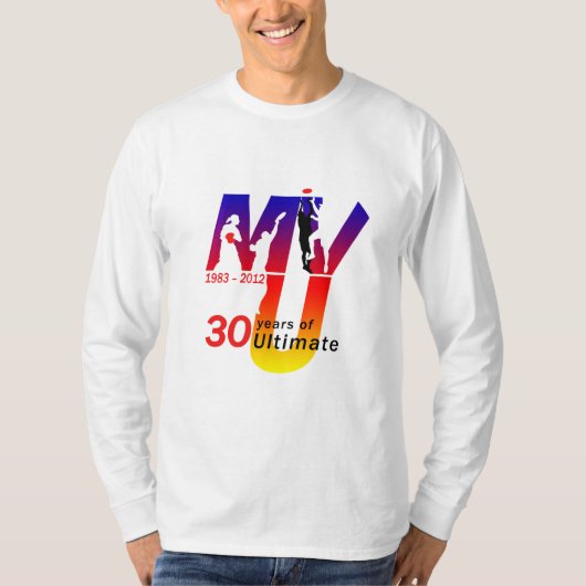 MVU 30年ディスクデザイン Tシャツ (正面)