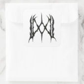 MWロゴスクエアステッカー スクエアシール (バッグ)