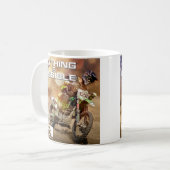 MWA -土のバイクのマグ コーヒーマグカップ (正面左)