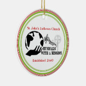 MWAMのクリスマスのオーナメント セラミックオーナメント (右)