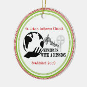 MWAMのクリスマスのオーナメント セラミックオーナメント (左)