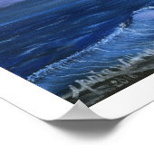 MWilliamsによる「Night by the Moon」ポスタ縁どー ポスター (角)