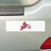 MXのバイクMODS バンパーステッカー (車上)