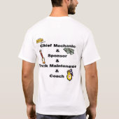 MXのパパのワイシャツ Tシャツ (裏面)