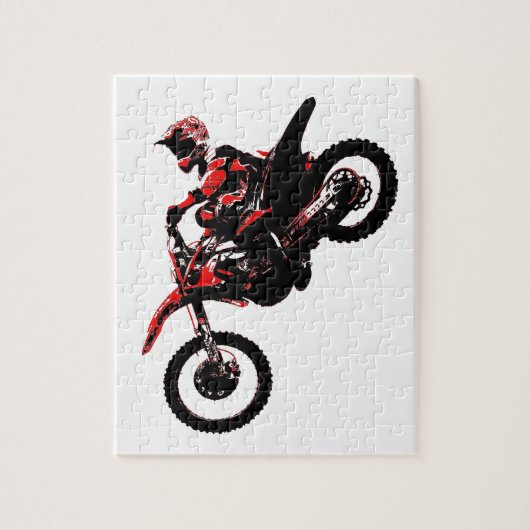 MXのモトクロスの規則! ジグソーパズル (縦)