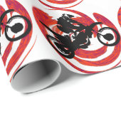 MXの乗馬の火 ラッピングペーパー (ロールコーナー)