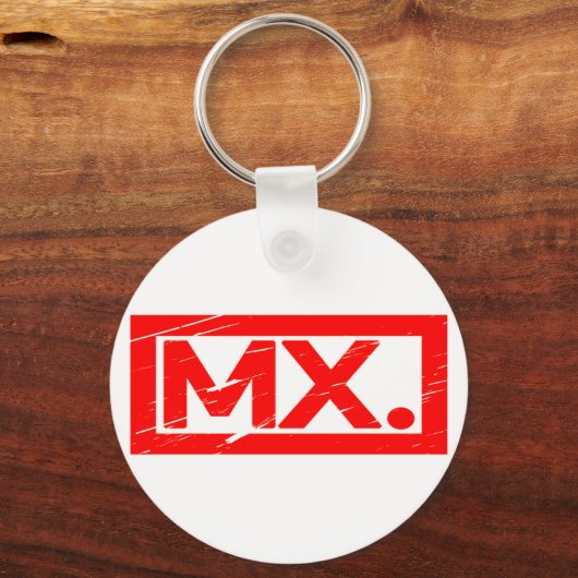MXスタンプ キーホルダー (正面)