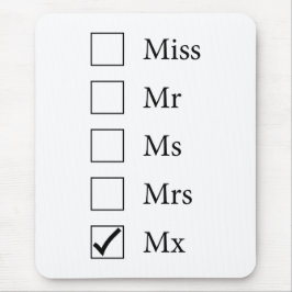 Mxタイトル（5つのオプション）マウスパッド マウスパッド