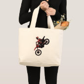 MXモトクロスルール! ラージトートバッグ (正面(商品))