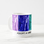 Mx4はグレイハウンドのマグを採用します コーヒーマグカップ (正面左)