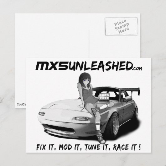 MX5未発売はがき ポストカード (正面/裏面)