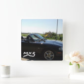 MX5 klok スクエア壁時計 (ホーム)