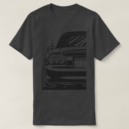 MX5 MiataロードスターNB背面 Tシャツ (デザイン正面)