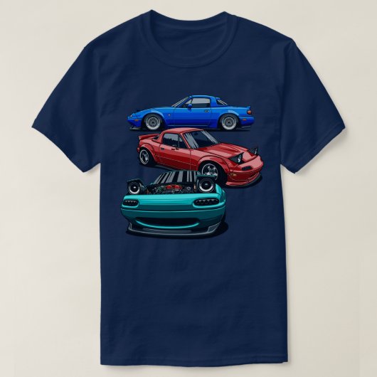 MX5 Miata NA Tシャツ (デザイン正面)