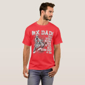 MX Dad Coach Sponsor Mechanic Driver Riding Buddy  Tシャツ (正面フル)
