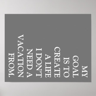 MYゴールポスター(GINA) ポスター