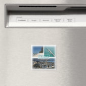 MY0027アジア、マレーシア、ペナン、冷蔵庫 マグネット (インサイチュ (食洗機))