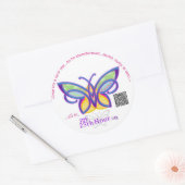 my25thhour - 3インチステッカー – 変形 ラウンドシール (封筒)