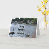 MY *お気に入りの KAYAKER** HAPPY 13誕生日カード カード (黄色い花)