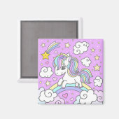 My_お気に入りの Unicorn マグネット (正面/裏面)