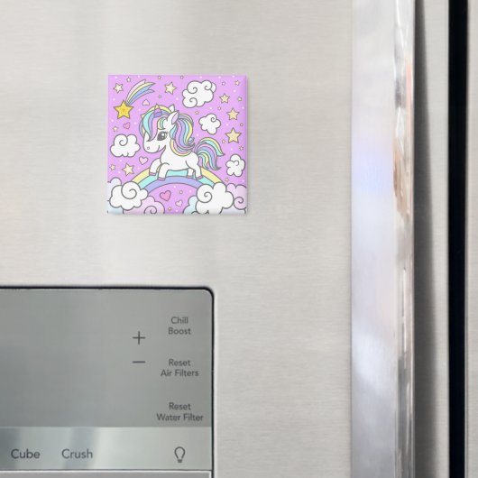 My_お気に入りの Unicorn マグネット (インサイチュ (冷蔵庫))
