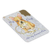 My フランスの Bulldog 食べ My Lesson Plan マグネット (右側)