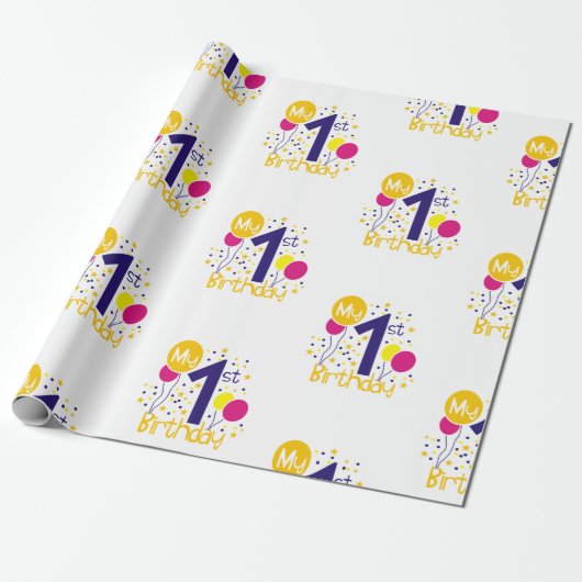 My 1st Birthday  ラッピングペーパー (アンロールド)